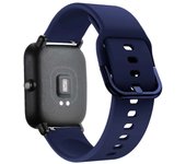 Applicable to Silicone watch strap GTS 4/3/2e Mini/GTR 4/3/Pro/2/2e/stratos 3/2 Amazfit bip-U-S-lite sports bracelet 20mm/22mm