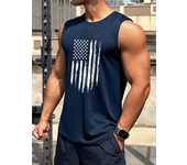 Camiseta sin mangas de ejercicio diario de verano para hombre, camiseta sin mangas para deportes al aire libre, correr, Fitness, camiseta sin mangas urbana para hombre, camiseta sin mangas 3D Prin