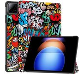 Tablet Case for Xiaomi Pad 6S Pro 12.4 Inch PU Leather Hard Cover,Magnetic Stand Auto Sleep Trifold Case