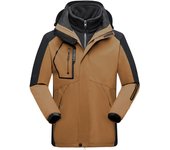 Chaqueta senderismo 3 en 1 hombre y mujer, ropa trabo impermeable con forro polar, abrigo a prueba de viento para invierno
