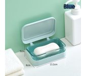Toilet Storage Flap Soap Box Large Soap Dish Drain Box Soap Holder Dormitory Soap Box Plastic Soap Case Home Container