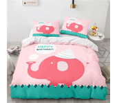 Cartoon Sunflower Lion Printed Bedding Set Duvet Cover Sets Pillowcase Children Boys Girls Bedclothes Twin Full Queen King Size