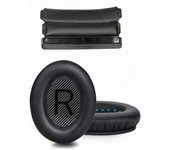 Replacement Leather Earpads For B-O-S-E QuietComfort  QC25   QC35 Headphones Headband   Soft Earmuff Sleeve