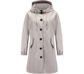 Women's cold proof hooded jacket,  casual long coat, new windbreaker