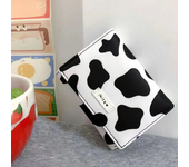 Cartera de cuero PU, dibujos animados para mujer, corta con múltiples ranuras para tarjetas, cartera