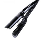 Professional Steam Brush Salon Wet DryFast lonic Steampod Flat lron HairStraightener