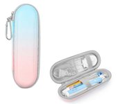 BIT Caja de almacenamiento de cepillo de dientes eléctrico EVA, carcasa dura, Estuche De Viaje para cepillo de dientes vacío, gran capacidad, resistente a impactos