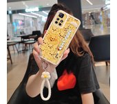 Funda de silicona Pulsera a prueba de golpes, parachoques para Xiaomi Redmi Note 11T 5G/ Poco M4 Pro 5G