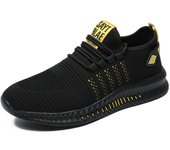 Zapatillas de deporte ligeras para hombre, zapatos informales transpirables, calzado con cordones para caminar