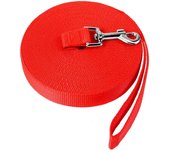 Correa Perros Larga, 15M Correa para Perros Adiestramiento, Cuerda para Perros, Correa Resistente Fuerte para Mascota Camping Pa