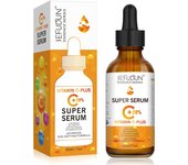 Vitamin C Face Serum with Hyaluronic Acid, Anti Aging Serum, Reduce Wrinkle and Fine Line, Restore Skin Elasticity, Hydrating Serum for Dry Skin, Shrink Pores, Reduces Skin Dullness