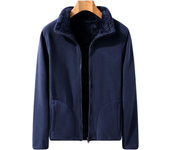 Chaqueta de hombre forro polar reversible pareja sudadera con forro polar y sorbete engrosado
