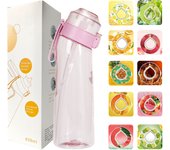 Air UP Water Bottle With 10 Flavor Pods Set, 650ml Alr Up With Straw 0 Sugar Fruit Fragrance Cup For School Outdoor Gym
