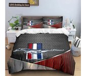 3D Print Mustang Car Logo Bedding Set Boys Girls Twin Queen King Size Duvet Cover Pillowcase Bed Boys Adult Home Textileextile