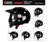 Casco trail moto hombre Retro mujer aire libre MX Carreras de Locomotora