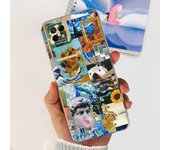 6.5" For Realme C21 Case Back Cover Transparent Soft TPU Phone Case For Realme C 21 Silicone Coque On RealmeC21 Painting Fundas