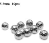 10/30Pcs New Fishing Nice-Designed Tungsten Beads ball Fly Tying Material Slotted Bead Tungsten Alloy