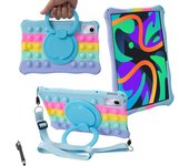 Kids Funda Case Lenovo Xiaoxin Pad 2024 11 inch 360 Rotating Stand Cover For Tab M11 TB-330FU TB-331FC Soft Silicone Shell