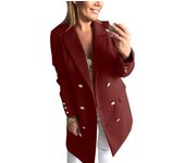 2022 Autumn and Winter Double-faced Woolen Coat Women's Coat Windbreaker