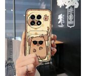 Card slot Anti-knock Phone Case For 1+ACE5/OnePlus ACE5 Pro/1+13R Anti-dust Silicone Graffiti Waterproof protective TPU