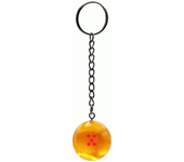 AUTOZOCO Llavero Dragon Ball Z, Llavero Bola de Dragón de 5 Estrellas, Bola 5 estrellas Dragon Ball, Esfera 5 estrellas Dragon Ball, Diámetro de la bola 3 cm, Longitud total de 10 cm, 5 Estrellas