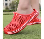 Fashion Sandals Light Summer Casual Shoes Hole Shoes Clogs Lovers Home Garden Outdoor Big Size 45 Male Beach Flat Slippers