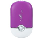 Mini ventilador portátil USB Secador de pestañas - Mini ventilador portátil de pestañas para pintar rímel y pestañas injertadas (púrpura)
