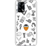 Funda original compatible con Oppo A74 4G - Valencia Stickers Gris Escudo Color