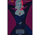 22 Designs Hitchcock Movie Vertigo Whitepaper Poster Artwork Homedecal Fancy Wall Sticker for Coffee House Bar