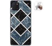 Tumundosmartphone Funda Gel Tpu para Samsung Galaxy Note 10 Lite diseño Mármol 06 Dibujos
