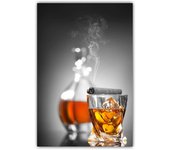 Fashion Bar Restaurant Wall Art Wine Glass Canvas Painting Whisky Bottle Cigar Aesthetic Poster for Living Room Home Decor