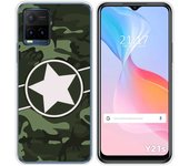 Funda Silicona para Vivo Y21 / Y21s / Y33s diseño Camuflaje 01 Dibujos