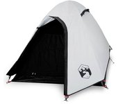 vidaXL Tienda de campaña iglú 2 personas tela opaca impermeable blanco