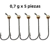 5pcs/lot Micro Jig Head Fishing Hooks 0.5g-4g Copper Head Mini Crank Jig Fishhook Soft Worm Lure Fishing Accessories
