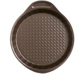 Pyrex Molde Tarta Asimetría Plano Acero 27x4cm Metalizado Fácil de Limpiar Apto Horno
