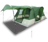 vidaXL Tienda de campaña túnel para 5 personas impermeable verde