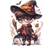 Harry Potter Cartoon Offers Pattern Drawing Hogwarts School Printed Stitch Art Mosaic 5d Diamond Painting Children Adult Gift