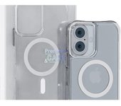 Apple Iphone 16, Funda Transparente PREMIUM  Apokin,  Acrílica Ultra Resistente 3.3mm para Apple  iPhone 16 con Magsafe y Protección de Cámara -- Compatible iphone 16, Ultra protección frente a golpes