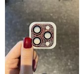 Luxury Diamond Camera Protector For IPhone 16 14 15 13 11 Pro Max Metal Ring Lens Glass On Iphone 12 13 Mini 14 15 Plus