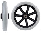 6/7/8 Inch Wheels Solid Tire Wheel Travelling Trolley Caster Shopping Cart Wheels Wheelchair Replacement Furniture Casters