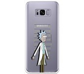 Funda original compatible con Samsung Galaxy S8 - Rick y Morty Rick - TPU TRANSPARENTE