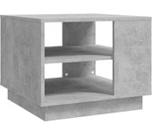 vidaXL Mesa de centro madera de ingeniería 55x55x43 cm Blanco, Negro, Roble Sonoma Mesita de Salón o Comedor o Auxiliar Mesa de Café Meuble Salón