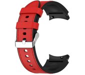 Silicone+Leather Strap For Samsung Galaxy Watch 6 5 Pro 40mm 44mm Band Watch6 4 Classic 47 43mm 46mm Replacement Correa Bracelet