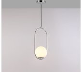 Barcelona LED Lámpara colgante bola cristal "JOHN" - E27 - Ø 15cm