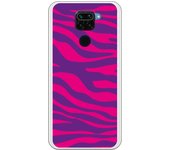 Funda compatible con Xiaomi Redmi Note 9 - Animal Print Zebra Rosa Lila