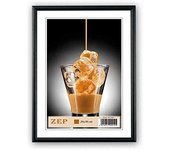 ZEP BASIC NEGRO 30X40 MARCO DE ALUMINIO AL1B5