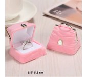 1 pcs Delicious food style Velvet Jewelry Box Wedding Engagement Ring Box for Earrings Necklace jewelry packing box