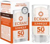 Solar Ecran ECRAN SUNNIQUE cara y escote SPF50+ stick