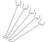 50 Pcs 6-Inch Hooks Metal Shelving Hooks and Organizer Assortment Garage Storage Organizer