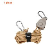 1-10Pcs 4M 4MM Camping Rope Pulley Tensioner Ratchet Hangers Camping Awning Tent Adjustable Wind Rope Pulley Hook Camping Tools